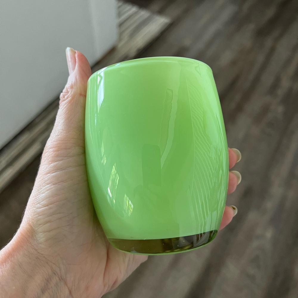 GLASSYBABY Vibrant Green Glass Votive 💚💚